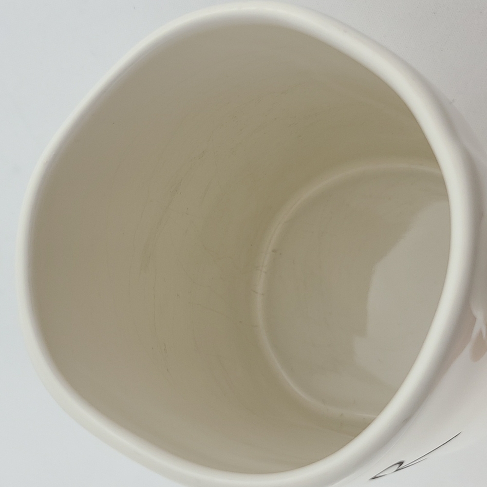 Rae Dunn Artisan by Magenta White Ceramic Mug Black Large Letters WANDER LUST - Picture 7 of 12